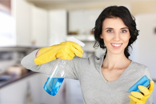 Detailed post-construction dust removal in a W8 property