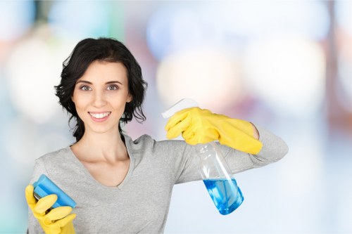 Scheduled commercial cleaning for a Kensington workspace