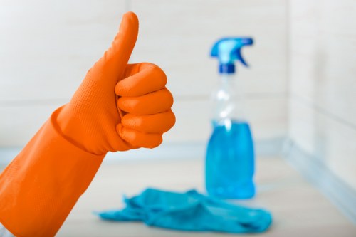 Local communal area cleaning for a Kensington property