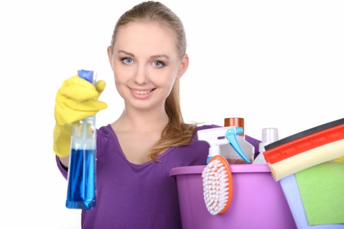 Office cleaning in a mixed-use W8 property with access challenges