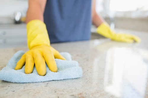 Final carpet cleaning checklist and waste handling procedures for a service visit